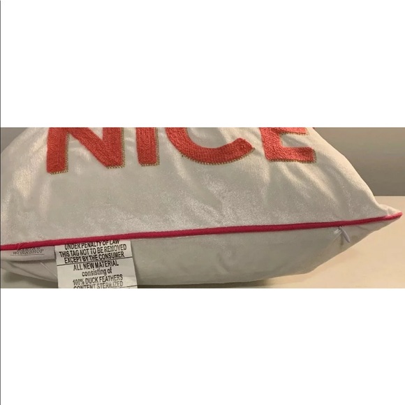 Naughty Or Nice Pillow From Santa's Workshop - Picture 3 of 6